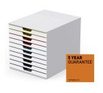 Módulo de archivo Durable Varicolor® de 10 cajones