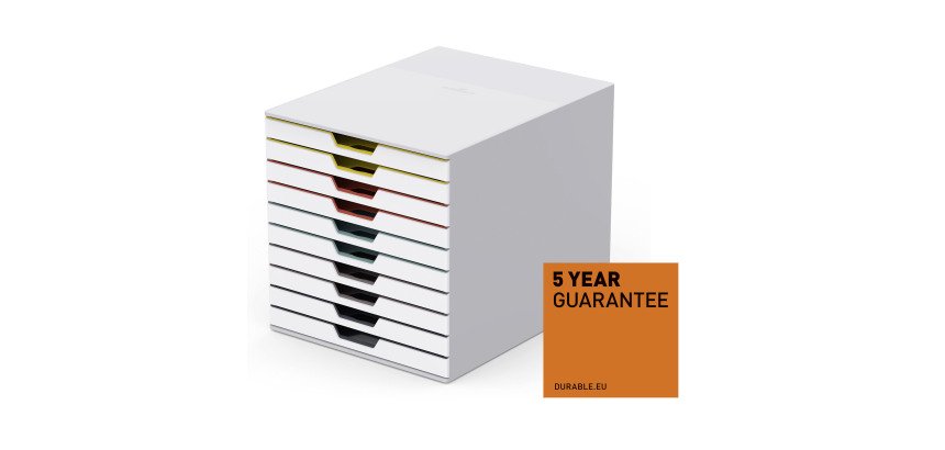 Módulo de archivo Durable Varicolor® de 10 cajones
