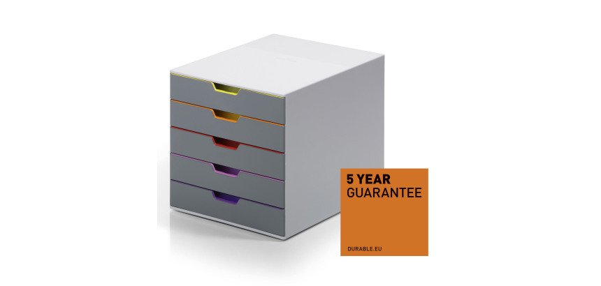 Módulo de archivo Durable Varicolor® Mix 5 cajones