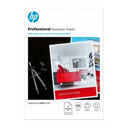 Hp - Confezione da 150 fogli carta originale fotografica lucida professionale per stampe laser A4 - 7MV83A