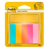 Marque-pages papier couleurs Beachside Post-it - Distributeur de 50 feuilles