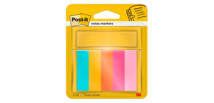 Bookmarks paper colors Beachside Post-it - dispenser of 50 sheets