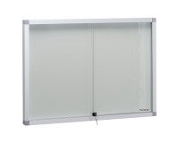 Display case for indoors, sliding door, 8 A4 sheets.