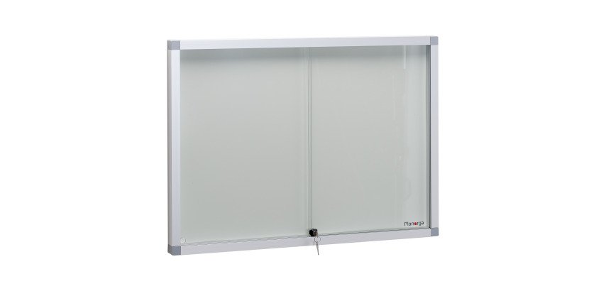 Vitrine d'affichage intérieur économique, porte coulissante, 8 feuilles A4.