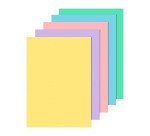Card Favini Rismacqua mix 5 soft colors Assorted colors A4 200g 125 sheets