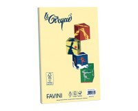 Carta A4 Favini Le Cirque mix 4 multicolore 80g - colori tenui assortiti - risma da 200 fogli - Cartoncino per stampa e fotocopie