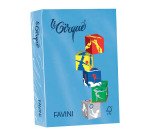 Paper Le Cirque - A4 - 80 gr - royal blue 204 - Favini - pack of 500 sheets - Favini A71G504 inkjet paper