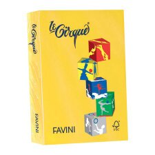 Carta Le Cirque - A4 - 80 gr - giallo zolfo 200 - Favini - conf. 500 fogli - Favini A71L504 carta inkjet