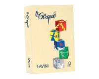 Paper Le Cirque - A4 - 80 gr - pastel yellow 100 - Favini - 500 sheets pack - Favini A712504 inkjet paper