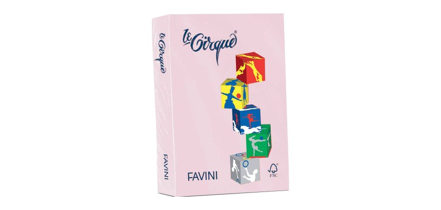 Paper Le Cirque - A4 - 80 g - pastel pink 108 - Favini - 500 sheets pack - Favini A71S504 inkjet paper