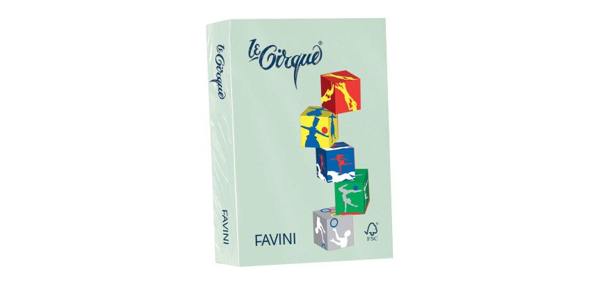 Paper Le Cirque - A4 - 80 gr - pastel pistachio green 102 - Favini - pack of 500 sheets