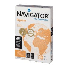 Carta Organizer - 2 fori - A4 - 80 gr - Navigator - conf. 500 fogli