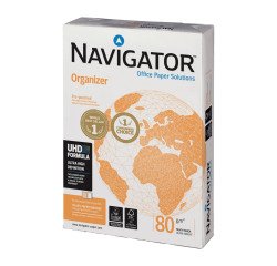 Carta A4 Navigator Organizer 4 fori 80g risma da 500 fogli - Carta per stampa e fotocopie