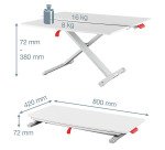 Station de travail assis/debout avec plateau coulissant Leitz Ergo