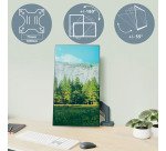 Bras support écran et ordinateur portable double Leitz Ergo à faible encombrement  - gris foncé