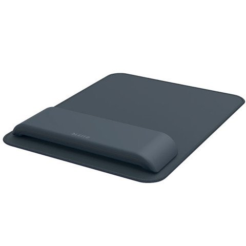 Alfombrilla de ratón Leitz Ergo con reposamuñecas ajustable gris oscuro
