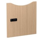 Lot de 3 portes mélaminées Lockers - Serrure à code