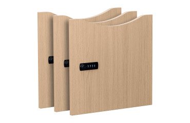 Juego de 3 puertas Lockers