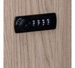 Lot of 3 melamine doors Lockers - Code lock