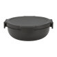 Boîte à salade Make & Take Brabantia, ronde, 1,3 L - Dark Grey