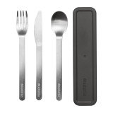 Cutlery set, 3 pieces Make & Take Brabantia - Dark Grey