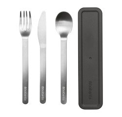 Cutlery set, 3 pieces Make & Take Brabantia - Dark Grey