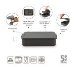 Boîte Bento Make & Take Brabantia, 2 L - Dark Grey