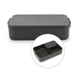 Boîte Bento Make & Take Brabantia, 2 L - Dark Grey