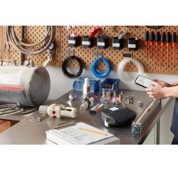 Etiketteermachine voor op kantoor Dymo Label Manager 640CB - Kit met koffer en linten