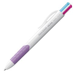 Kugelschreiber Papermate 4 Farben Spaß Inkjoy Quatro einziehbar 1 mm Spitze - mittlere Schreibstärke.