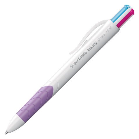 Retractable Inkjoy Quatro Papermate 4-color fun ballpoint pen 1mm tip - medium writing