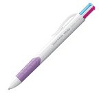 Stylo bille Papermate 4 couleurs fun Inkjoy Quatro rétractable pointe 1 mm - écriture moyenne