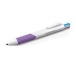 Stylo bille Papermate 4 couleurs fun Inkjoy Quatro rétractable pointe 1 mm - écriture moyenne