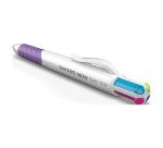 Stylo bille Papermate 4 couleurs fun Inkjoy Quatro rétractable pointe 1 mm - écriture moyenne