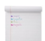 Stylo bille Papermate 4 couleurs fun Inkjoy Quatro rétractable pointe 1 mm - écriture moyenne