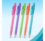 Bolígrafo retráctil Papermate Flexgrip Brights, punta de 1 mm - punta media - Paquete de 5