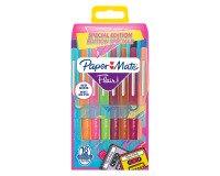 Stylo feutre Papermate Flair Retro écriture moyenne - Pochette de 16