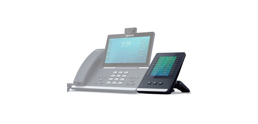 Yealink kabelgebundenes Telefon EXP50 Schwarz
