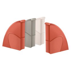 Set of 4 magazine racks Cep Terra Nova - 8.5 cm spine