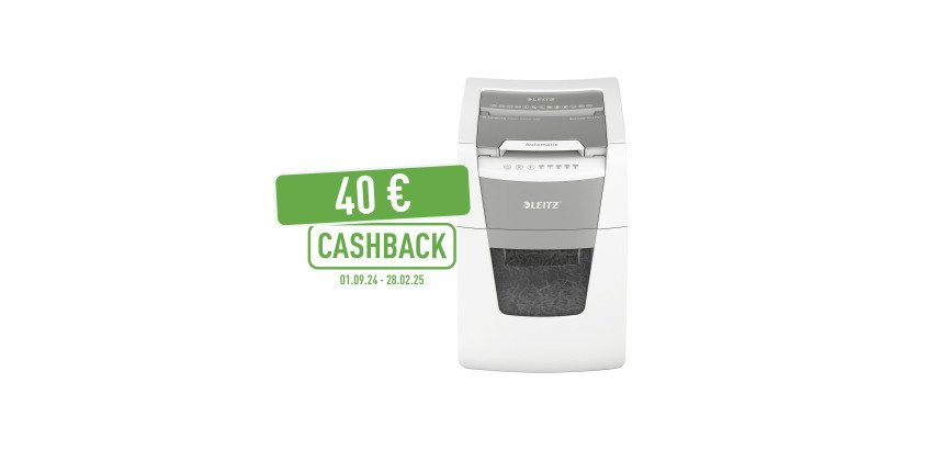 Destructeur Leitz IQ Auto+ Small Office 100P5 - coupe micro