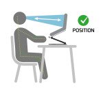 Support ordinateur portable avec station d'accueil USB-C intégrée Port