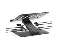 Support ordinateur portable avec station d'accueil USB-C intégrée Port