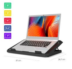 Ventilated ergonomic PC stand