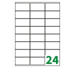 Etichette autoadesive Tico in carta bianca 70 x 36 24 etich/foglio 2400 etich/pacco