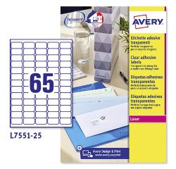 En_etichette avery l7551-2538,1x21,1mm