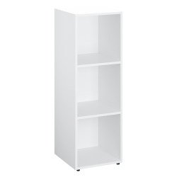 En_casier de bureau lockers 3 cases - corps blanc