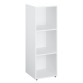 Casier de bureau Lockers 3 cases - Corps blanc - H 131 cm