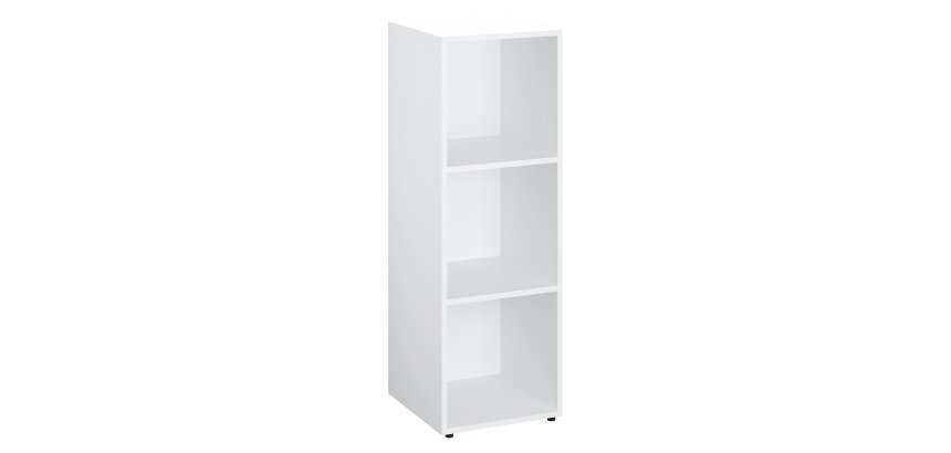 Casier de bureau Lockers 3 cases - Corps blanc - H 131 cm