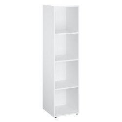 En_casier de bureau lockers 4 cases - corps blanc