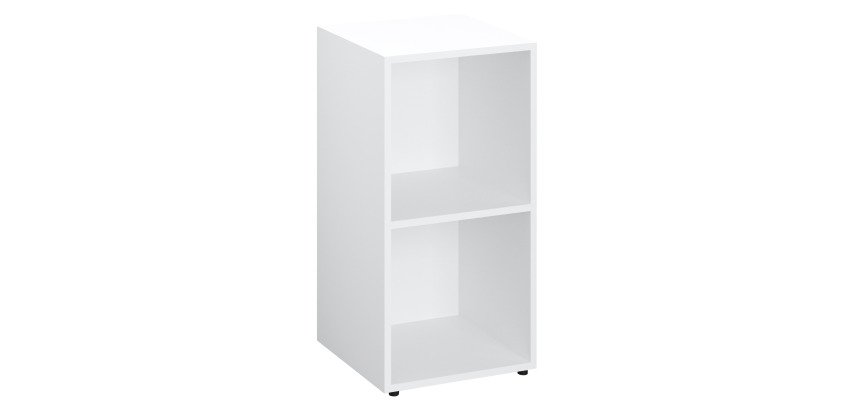 Casier de bureau Lockers 2 cases - Corps blanc - H 86 cm